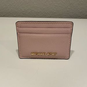 SOLD Blush Pink Michael Kors Card Holder